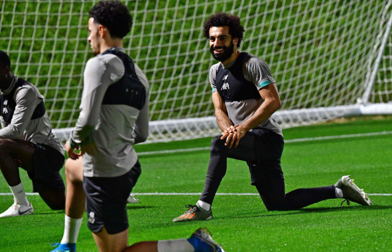 Salah trening liverpool