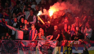serbia kibice vs austria