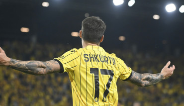 shkurin podczas meczu ligowego gieksy