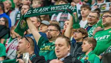 Śląsk Wrocław - kibice.