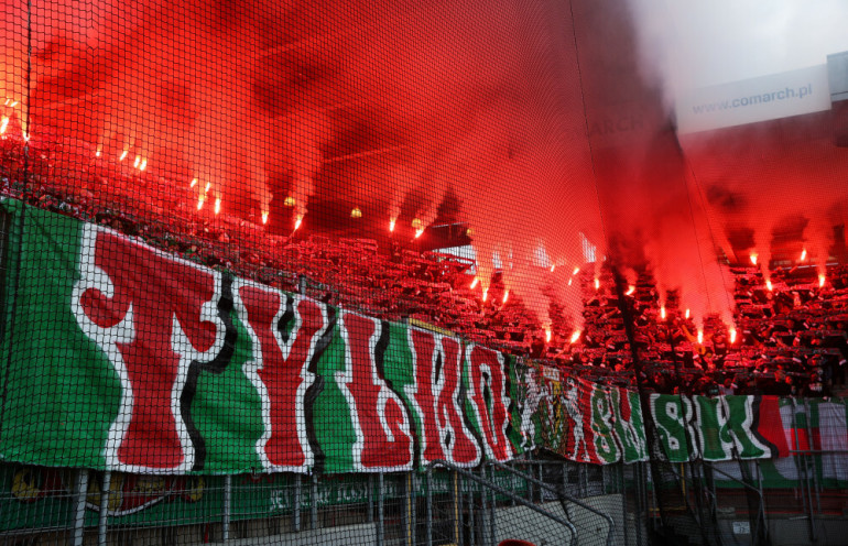 śląsk wrocław kibice oprawa