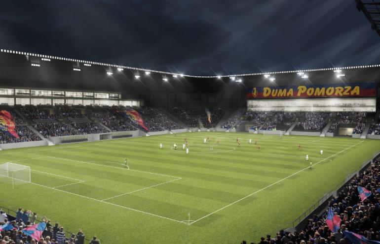 Stadion Pogoni wizualizacja
