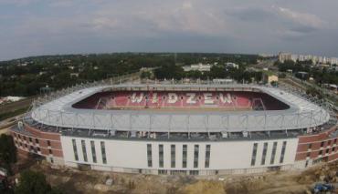 Stadion Widzewa z opóźnieniem