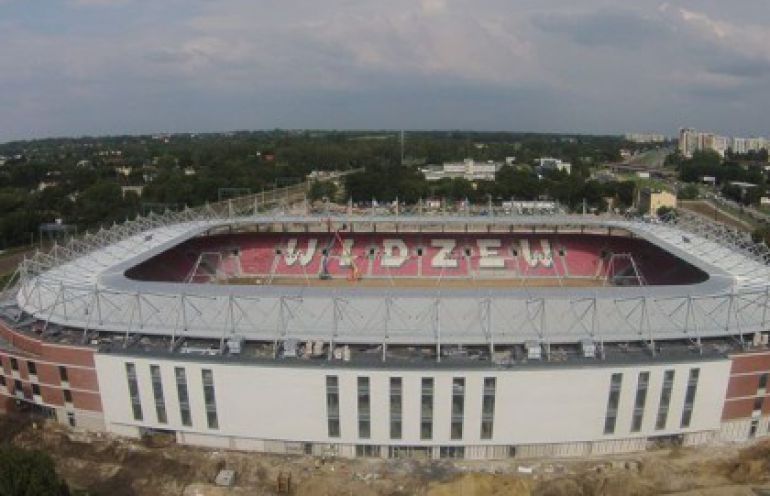 Stadion Widzewa z opóźnieniem