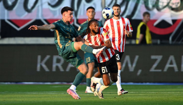 starcie z meczu slaska i cracovii 