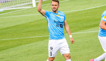 Szymon Sobczak w barwach Stomilu Olsztyn / 07.2020 r.