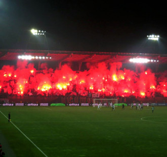 Kibice Widzewa zbierają pieniądze na oprawę 65. Derbów Łodzi