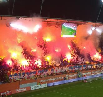 3300 fanów Kolejorza w Lubinie