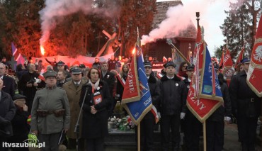 Zawiszacy obecni w Szubinie na obchodach 101. rocznicy Powstania Wielkopolskiego