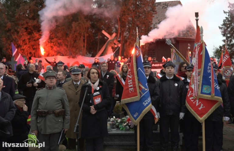 Zawiszacy obecni w Szubinie na obchodach 101. rocznicy Powstania Wielkopolskiego