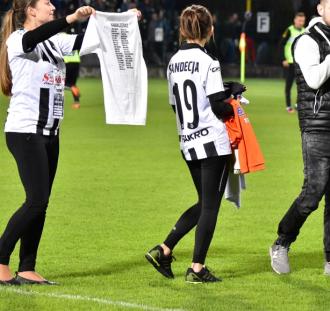 Zbiórka dla Andrzeja Szufryna podczas meczu Fortuna 1 Ligi