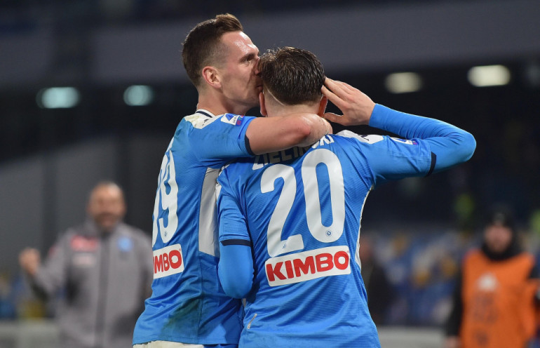 zieliński milik napoli